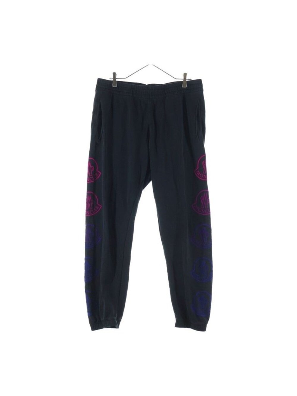Moncler Side Logo Track Pants Gradient Sweatshirt Black
